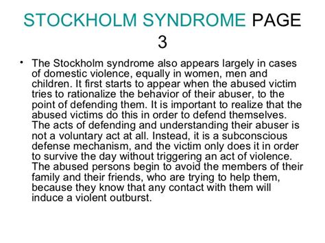 stockholm syndrome 240p|Understanding Individuals with Stockholm Syndrome.